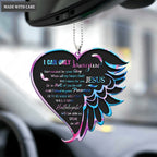 Hologram Heart Wings Surrounded By Glory Ornament