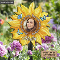Personalized Those Who We Love Sunflower Plaque Stake