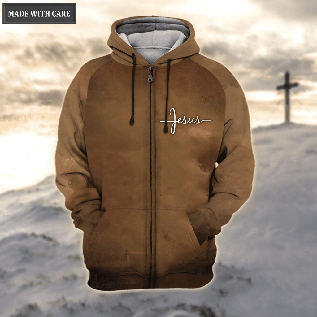 Cross Jesus Lion Way Maker Miracle Worker Hoodie