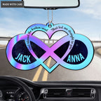 Personalized Infinity Heart God Blessed Hologram Ornament