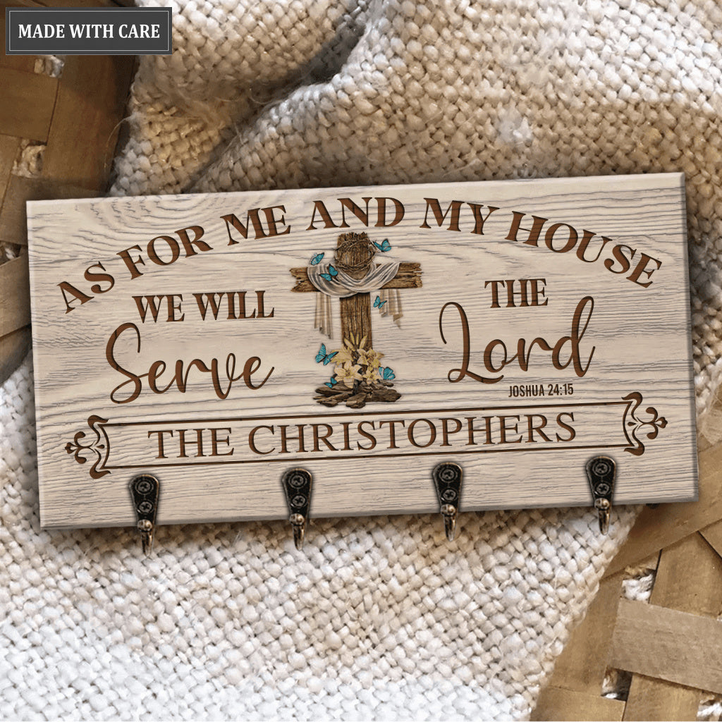As For Our House Personalized Key Hanger