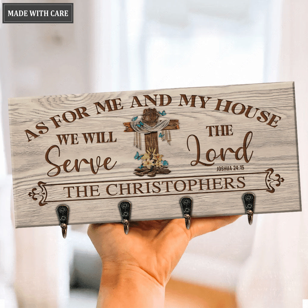 As For Our House Personalized Key Hanger