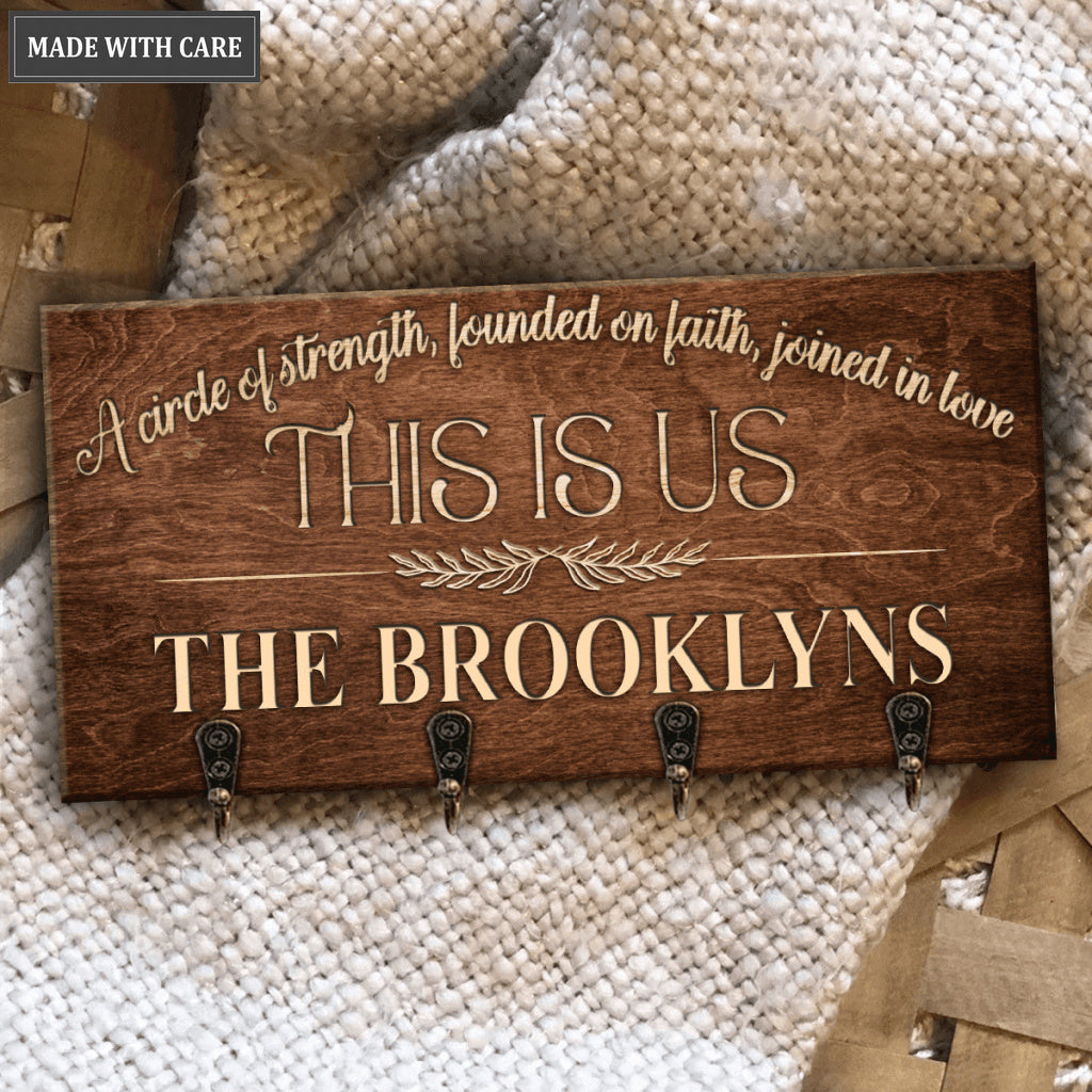 This Is Us Personalized Key Hanger