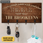 This Is Us Personalized Key Hanger