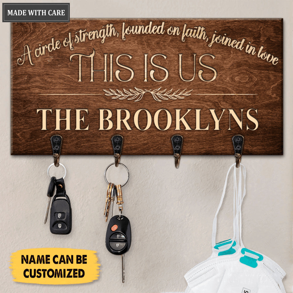 This Is Us Personalized Key Hanger