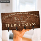 This Is Us Personalized Key Hanger