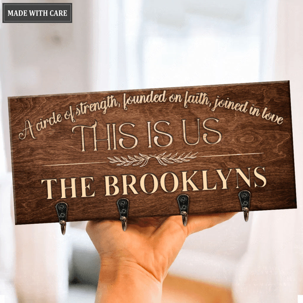 This Is Us Personalized Key Hanger
