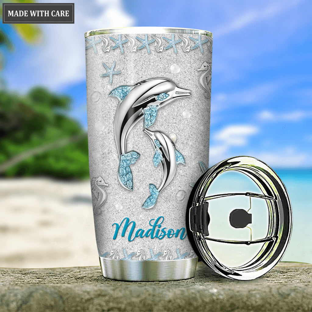 Dolphin Surrounded By The Glory Personalized Tumbler