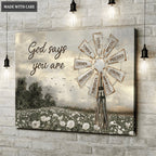 Gods Say You Are Windmill Wall Art