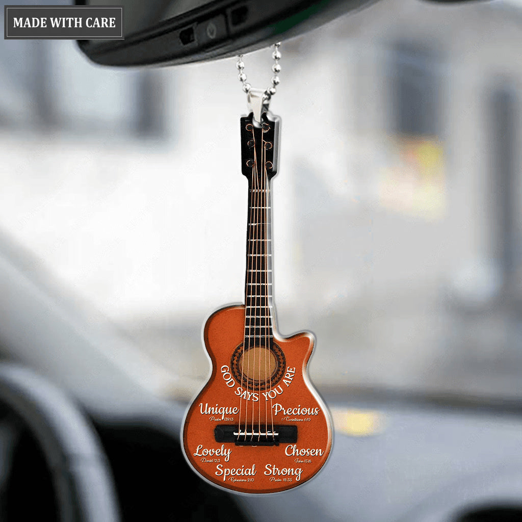Guitar Acoustic God Says You Are Ornament