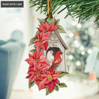 God Blessed The Broken Road Bird Couple Ornament