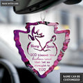 Buck Doe Heart Arrowhead God Blessed Personalized Ornament