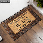 Owl Pattern Serve The Lord New Personalized Door Mat