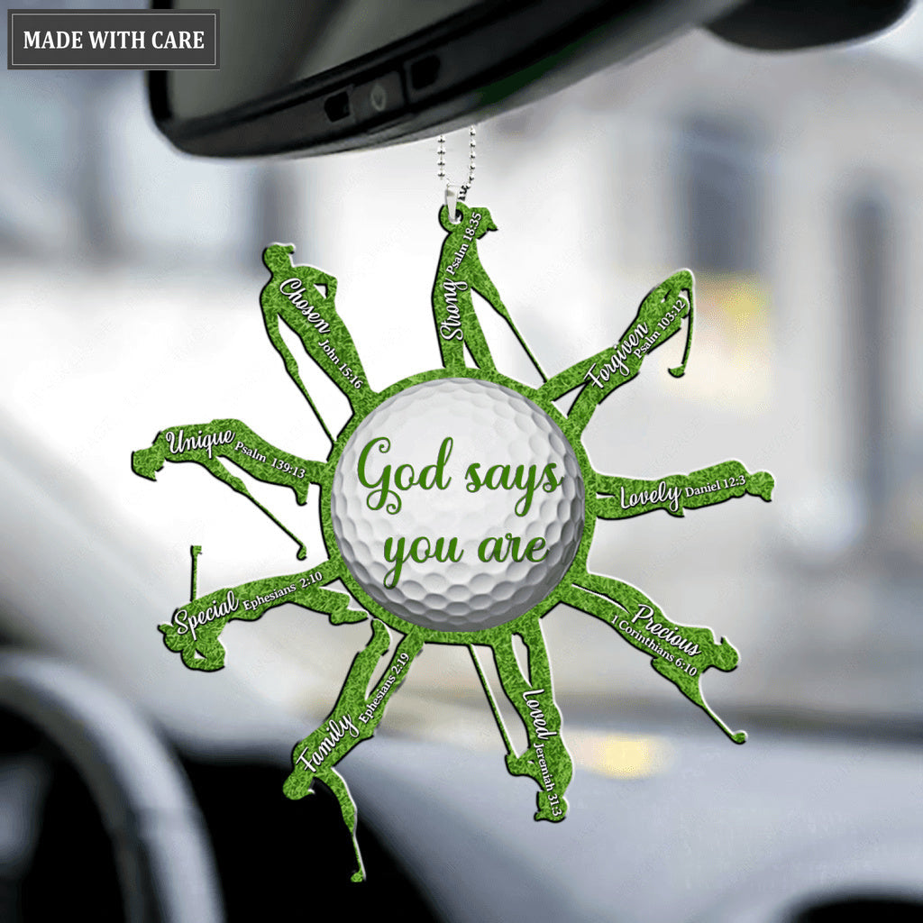 Golf God Says You Are Ornament
