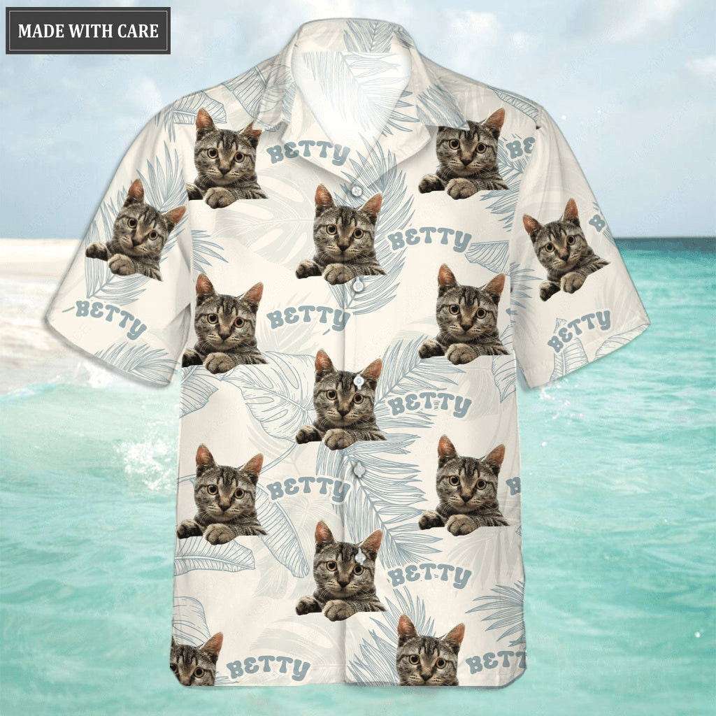 Personalized Dog Cat Pet Face Hawaiian Shirt with Pictures - Personalized Custom Hawaiian Shirt