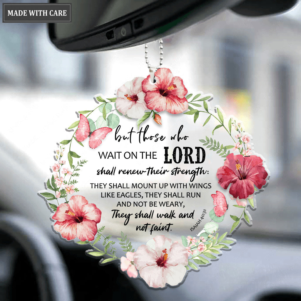 Wait On The Lord Ornament
