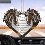 Best Decision God Blessed Horse Couple Personalized Ornament