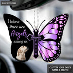 Dog Angels Among Us Memorial Personalized Ornament