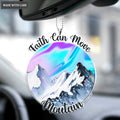 Faith Can Move Mountain Hologram Ornament
