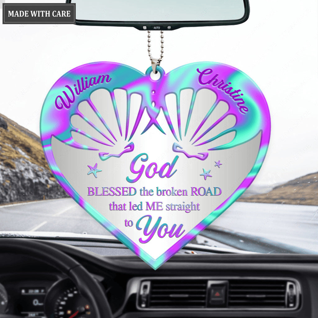 Mermaid At Heart God Blessed Personalized Ornament