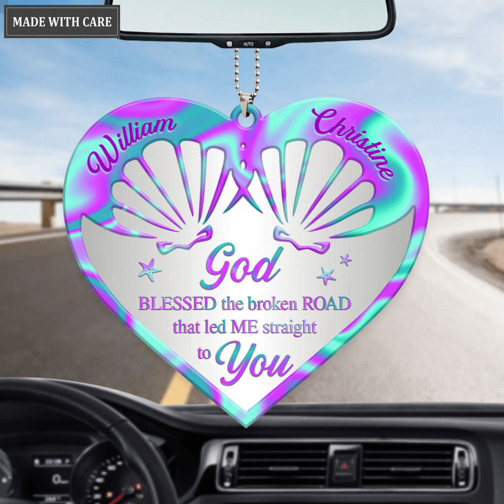 Mermaid At Heart God Blessed Personalized Ornament