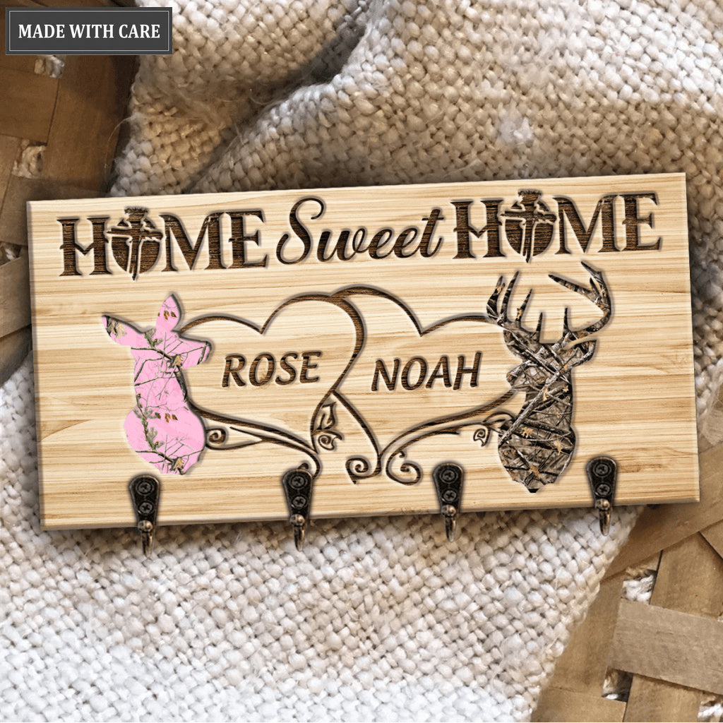 Home Sweet Home Personalized Key Hanger