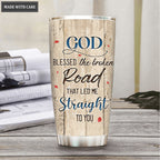 Personalized You And I God Blessed Tumbler