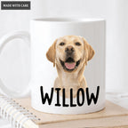 Pet Portrait Mug For Pet Lovers - Personalized Custom Pet Coffee Mug