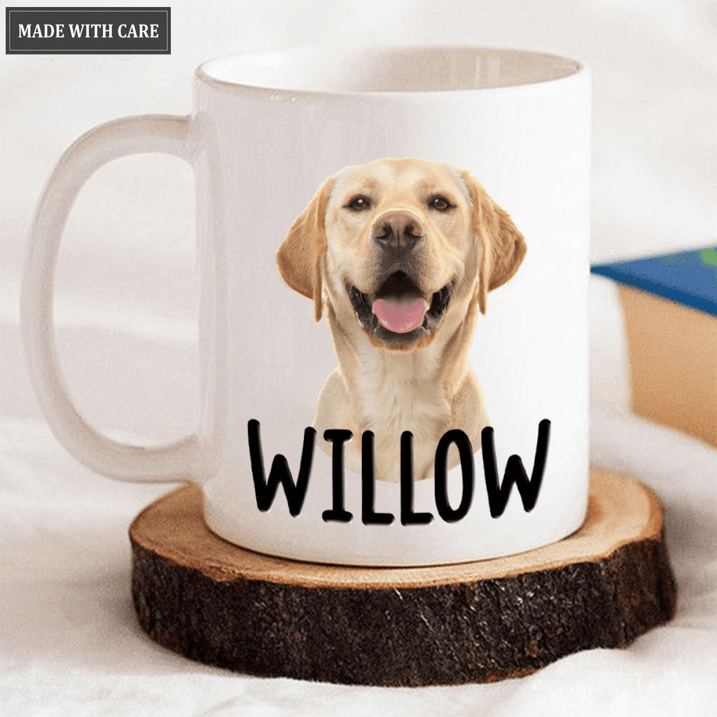 Pet Portrait Mug For Pet Lovers - Personalized Custom Pet Coffee Mug