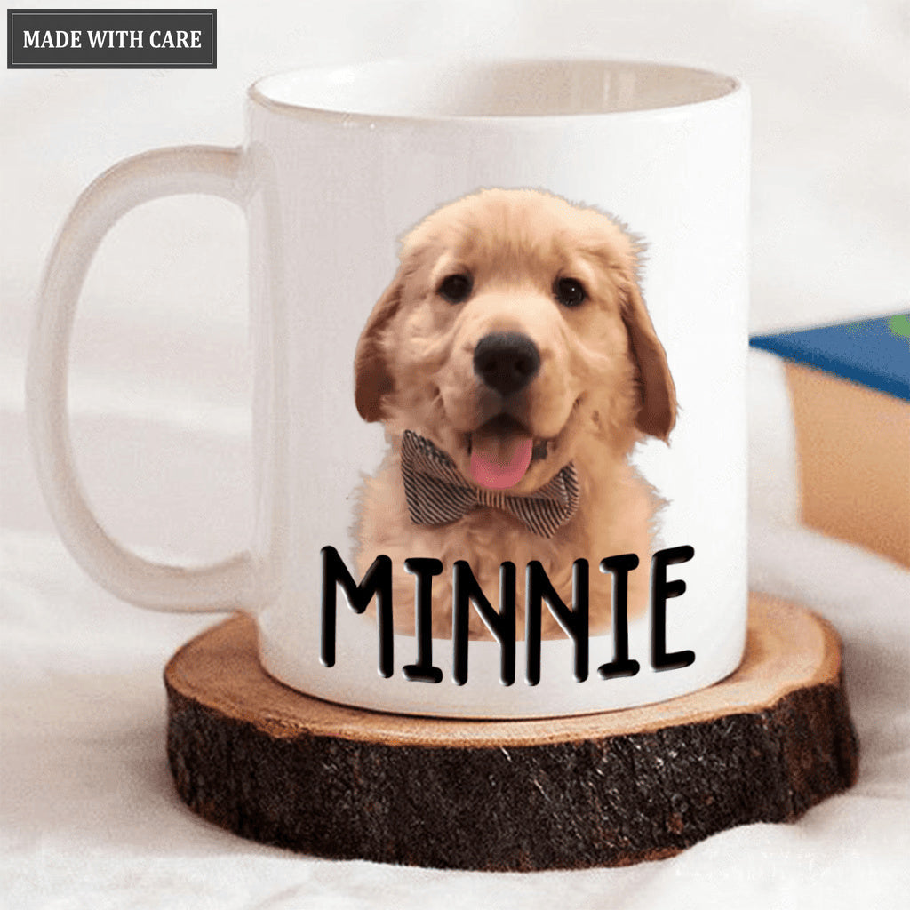 Pet Portrait Mug For Pet Lovers - Personalized Custom Pet Coffee Mug
