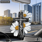 Faith Daisy Car Hanging Ornament