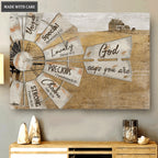 God Says You Are Windmill Wall Art