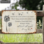 Personalized Remembrance Metal Sign