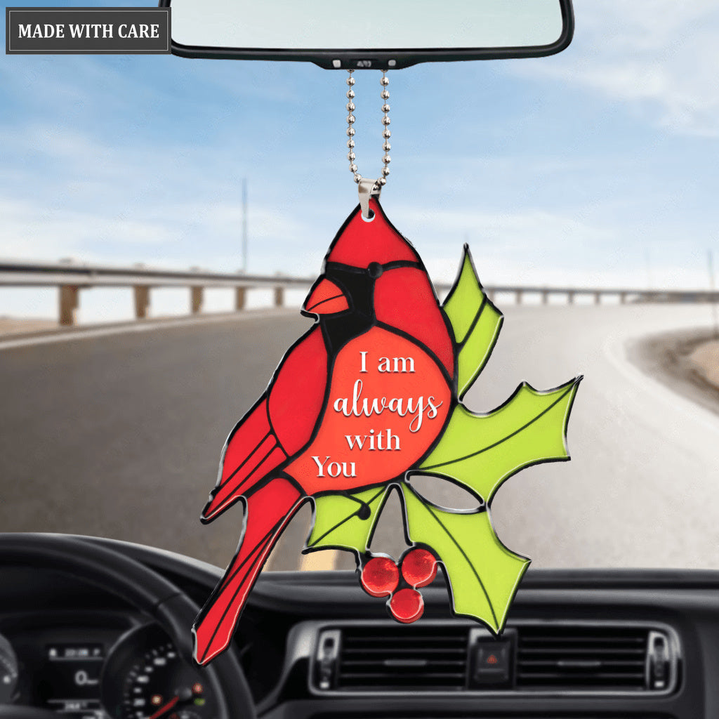 Cardinal I Am Always With You Car Hanging Ornament