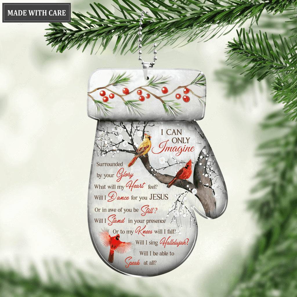 Winter Gloves Surrounded By Glory Ornament