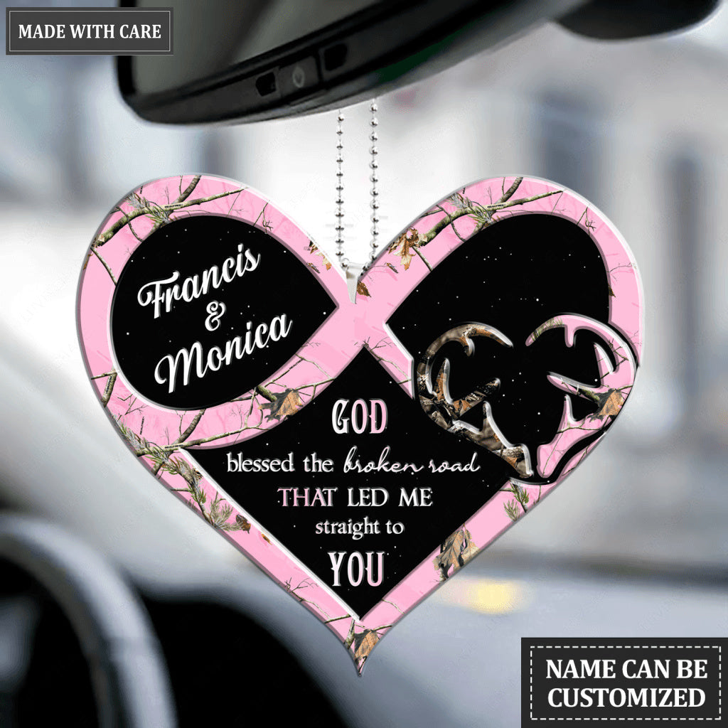 Personalized Infinity And Beyond God Blessed Ornament