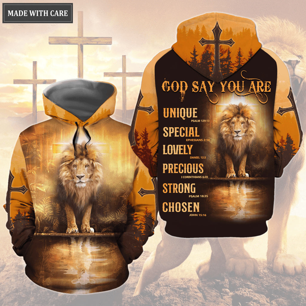 Lion God Says You Are Hoodie
