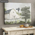 I Can Face Tomorrow Farm House Vintage Wall Art