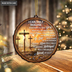 Jesus Cross I Can Only Imagine Ornaments