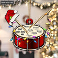 Christmas Drum God Says You Are Ornament