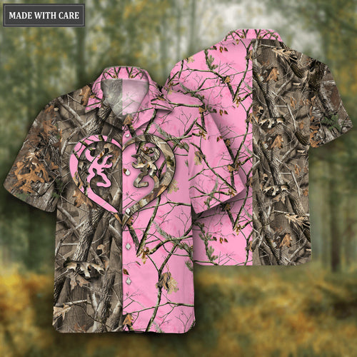 Buck And Doe Heart God Blessed Hawaii Shirt