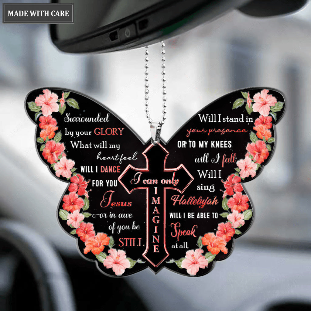 Butterfly By Glory Cross Ornament