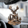 Couple Buck And Doe God Blessed Personalized Ornament