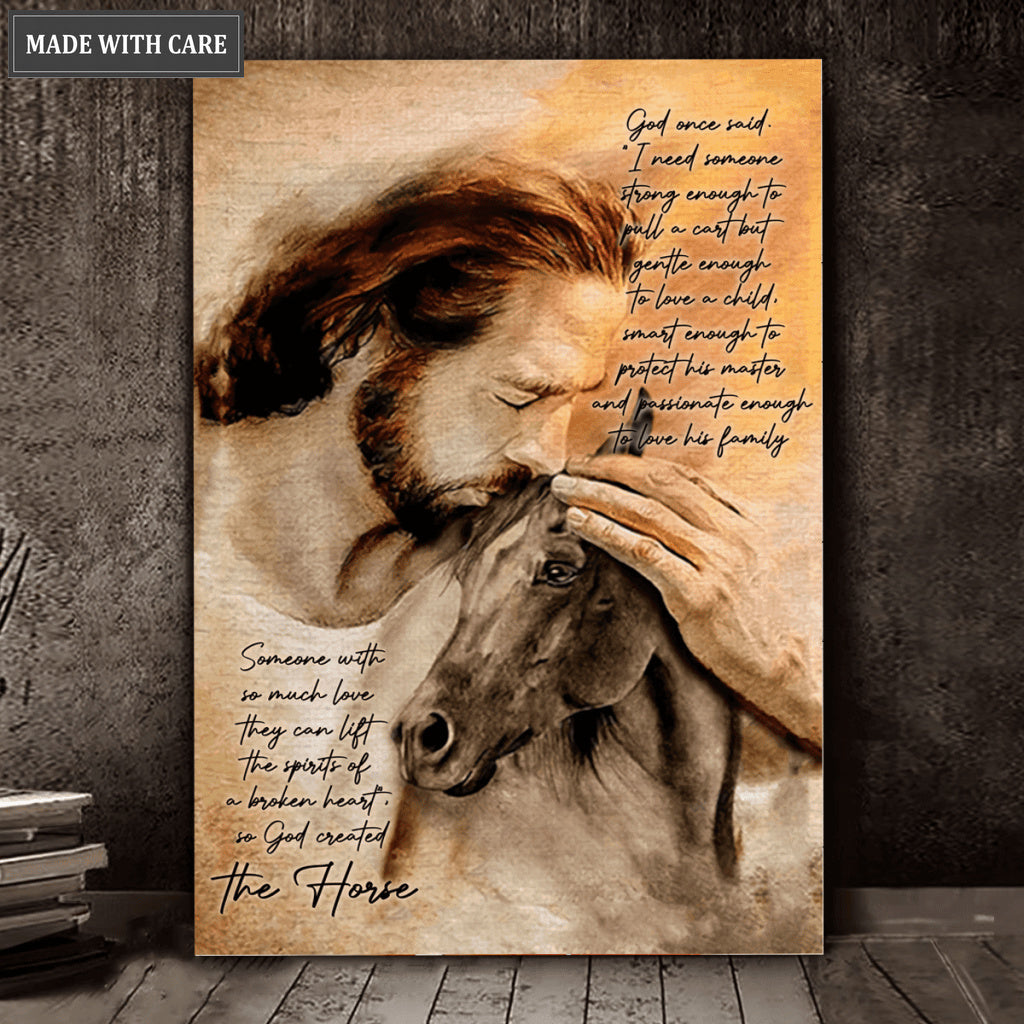 God Created The Horse Wall Art