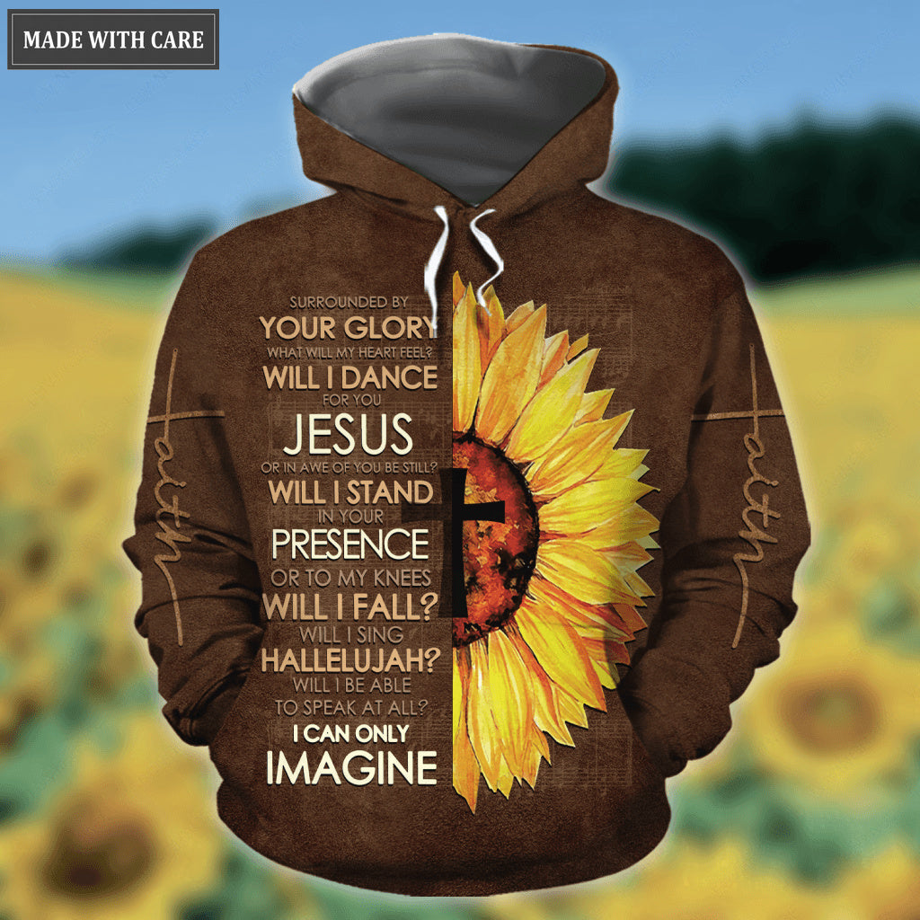 Cross Sunflower Surrounded By The Glory Hoodie