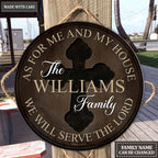 Personalized Family Established Circle Sign