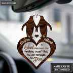 Luvingrace M18 Penguin Couple God Blessed Personalized Ornament
