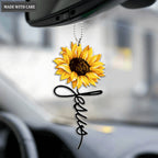 Jesus Sunflower Ornament