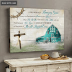 Teal Barn I Can Face Tomorrow Wall Art