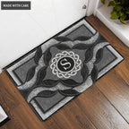 Printfamily L30 Monogram The First Letter of Family Name Personalized Doormat
